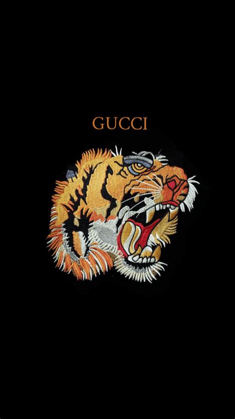 gucci tiger face wallpaper